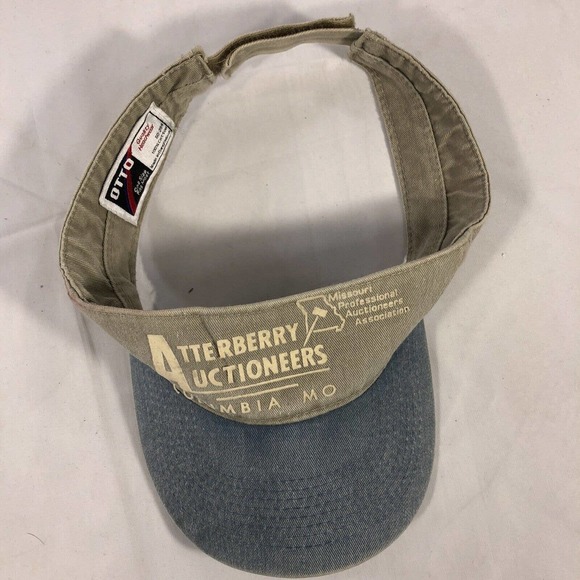 Atterberry Auctioneers Columbia MO Visor Cap Hat Otto One Size Fits Most OSFM - Picture 7 of 12